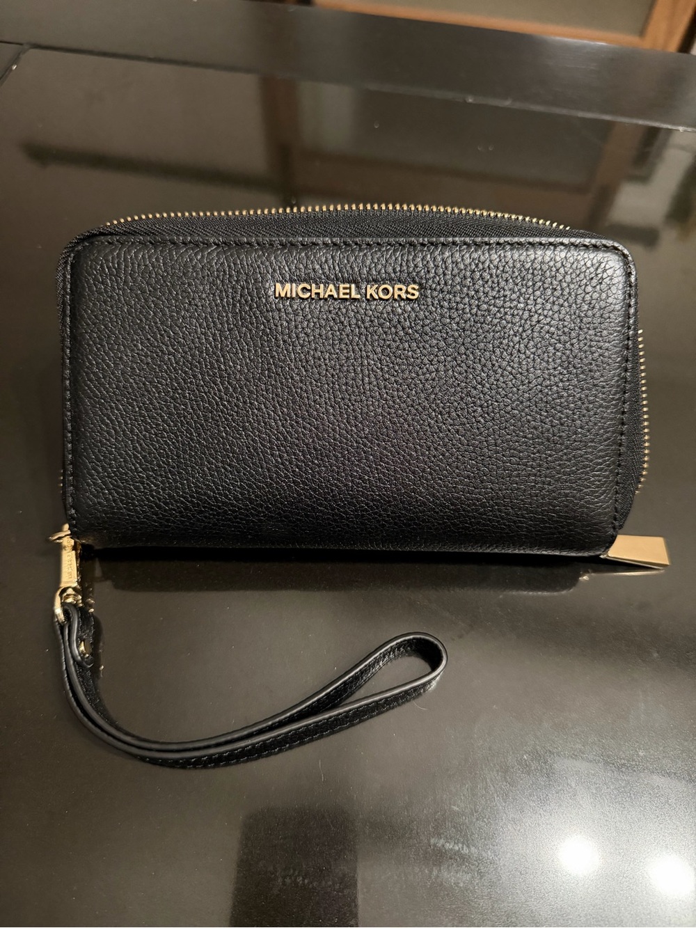 MICHAEL Michael Kors Jet Set Leather Wristlet Wallet